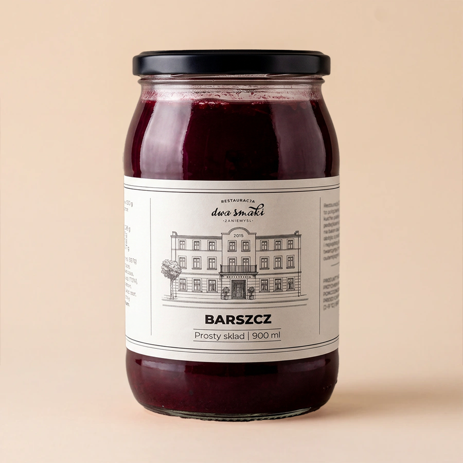 Barszcz słoik (900 ml)