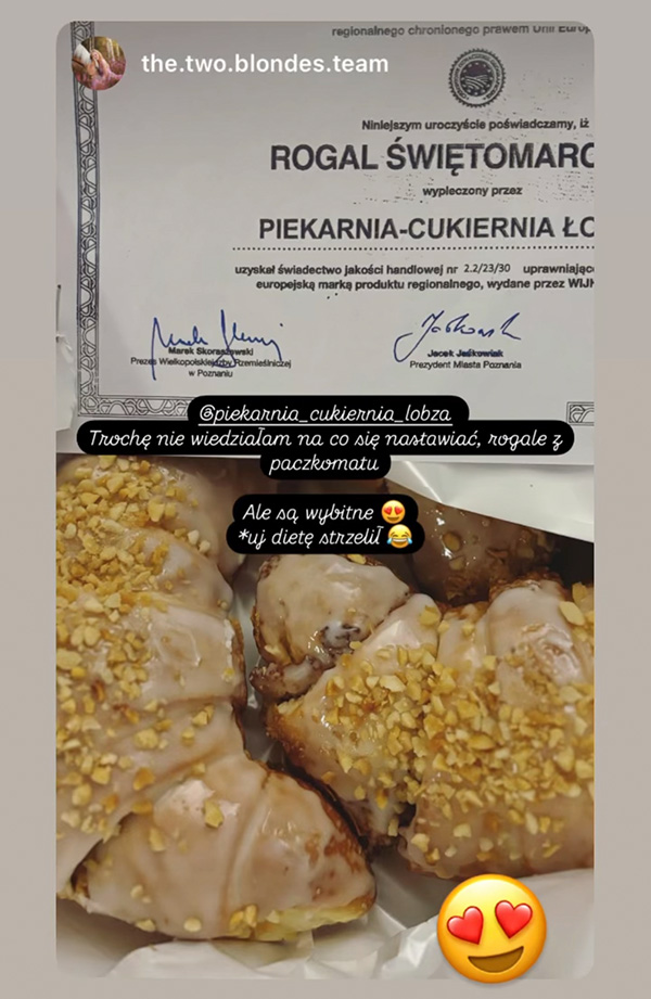 Opinia o Rogalach Świętomarcińskich