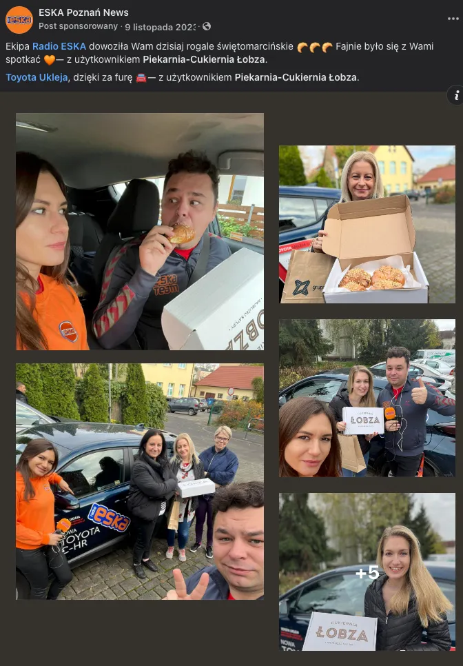 Rogale Łobza w Radio Eska